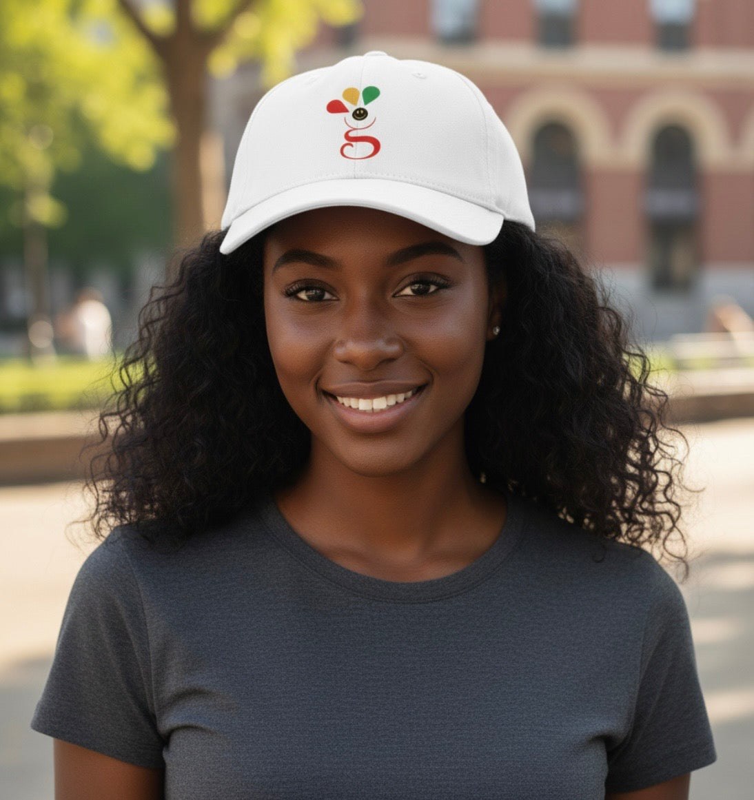 Gnius Myndz Iconic Crown hat featuring a stylish crown design, crafted by Gnius Myndz Clothing, displayed on a plain background.
