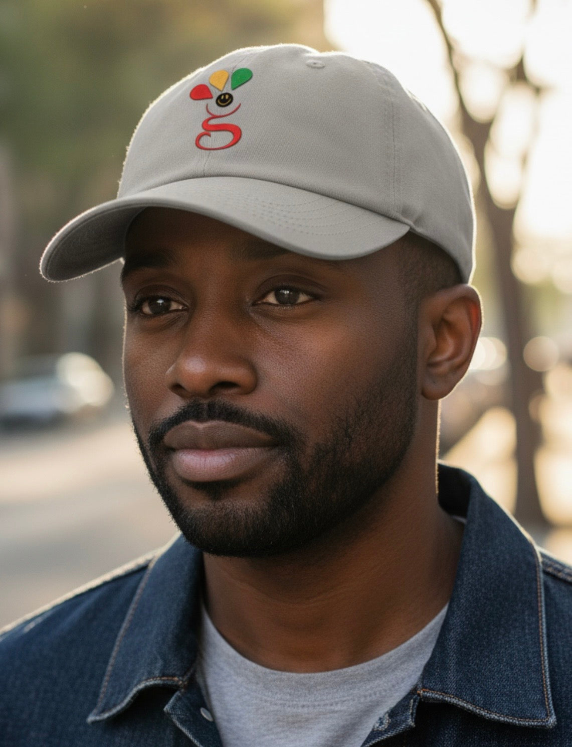 Gnius Myndz Iconic Crown hat featuring a stylish crown design, black fabric, and adjustable strap for a trendy streetwear look.